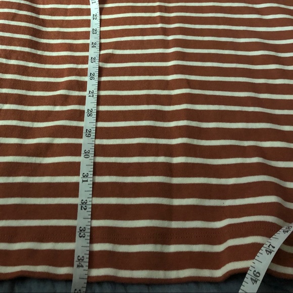 Sold⭐️⭐️ Beautiful Loft t-shirt striped Dress - Picture 2 of 7